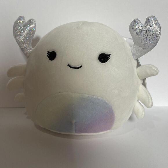 Squishmallows Other - Squishmallows Magela White Crab 5" Claire's Exclusive New With Tag NWT